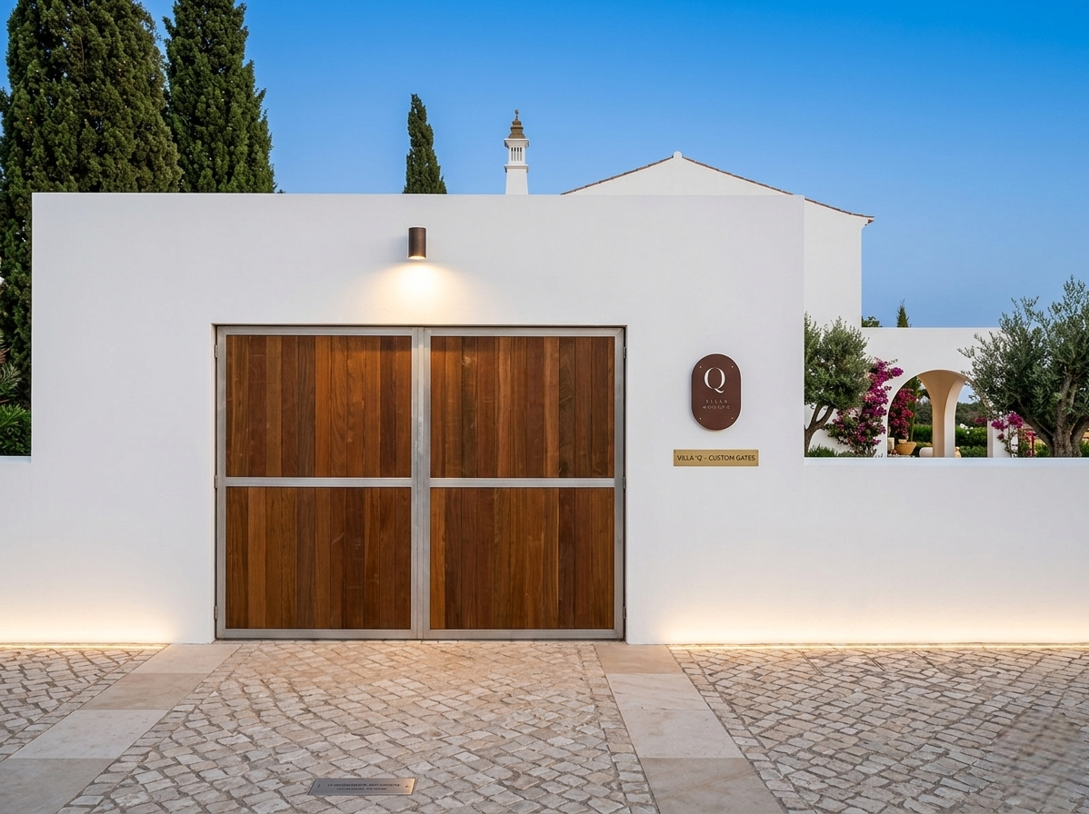 Portão de Batente em Madeira